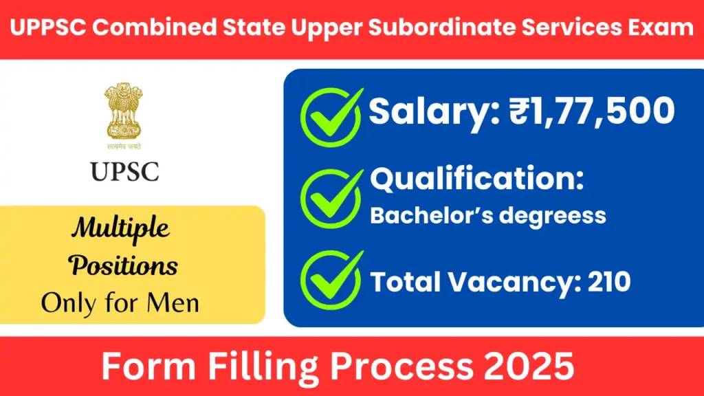 UPPSC Combined State Upper Subordinate Services Exam, ACF, RFO Exam